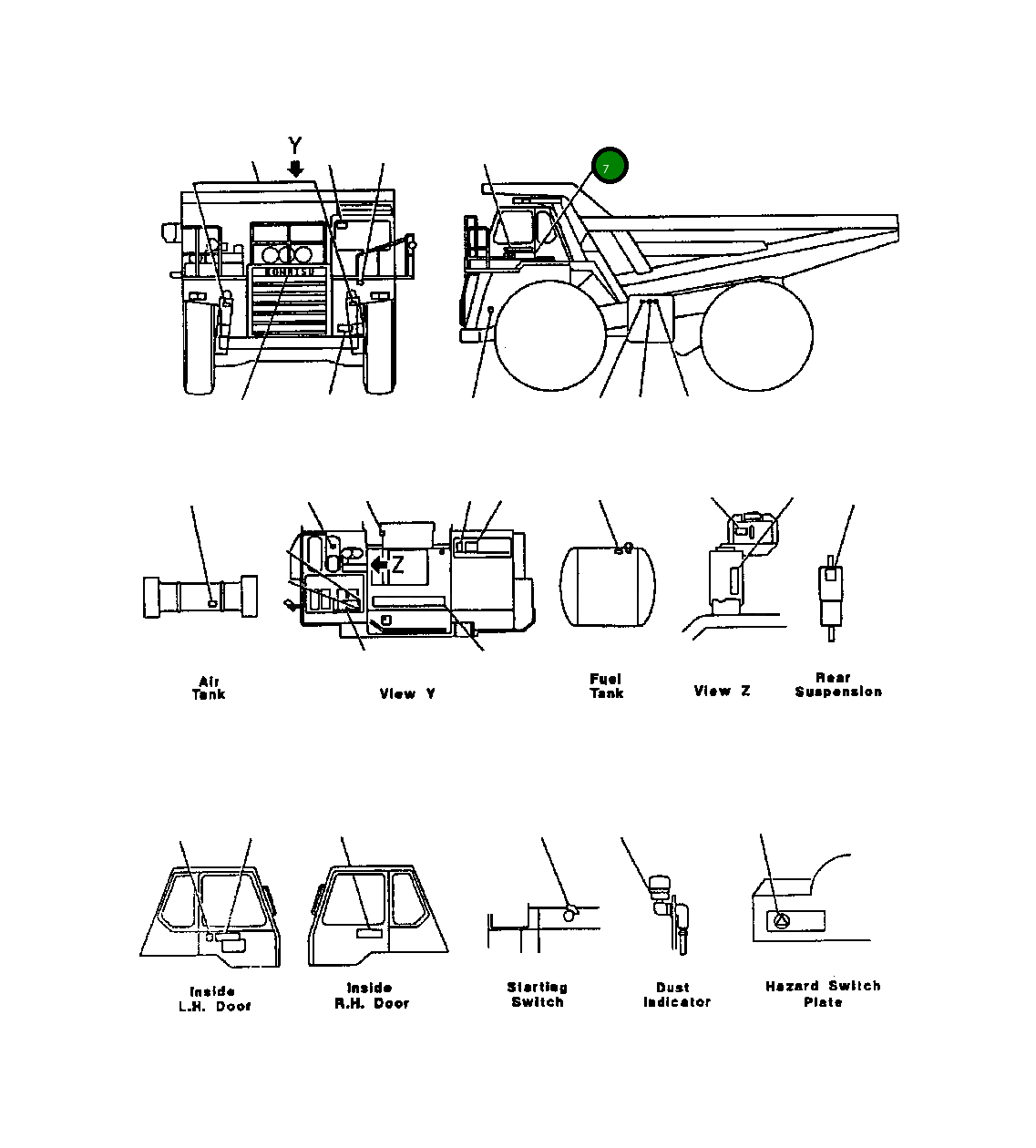 Пластина 561-93-61780 Komatsu