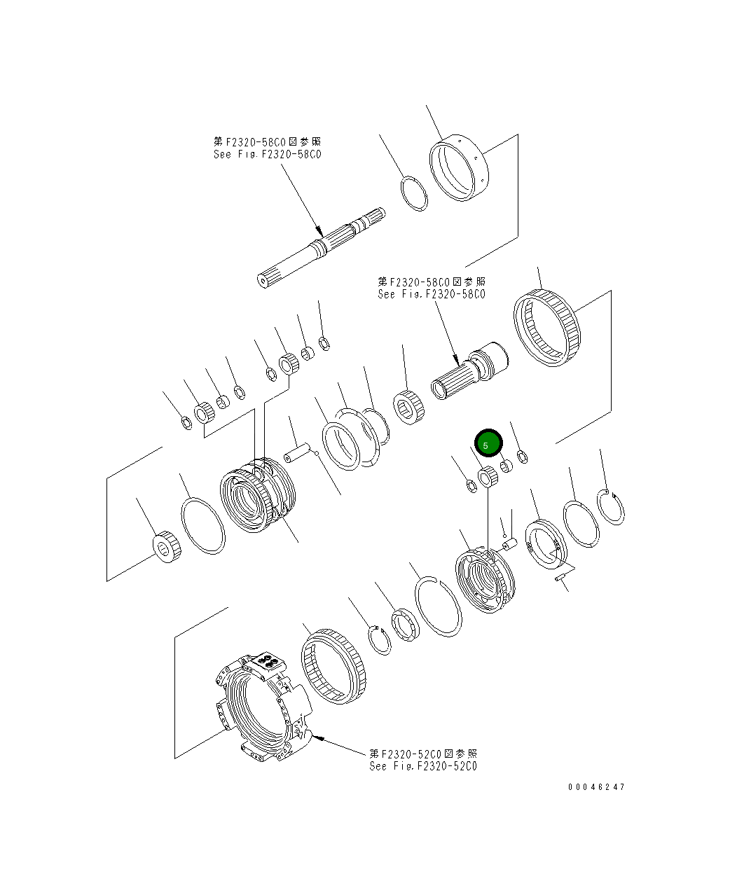 Подшипник 195-15-89490 Komatsu