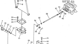 Кронштейн 22X-43-11211 Komatsu