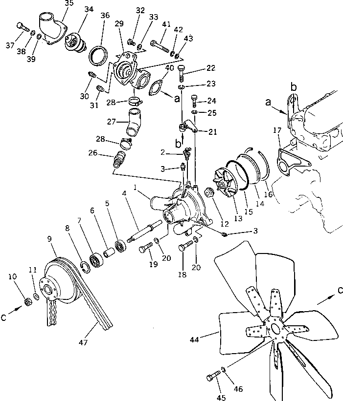 Крышка 6138-61-1120  Komatsu