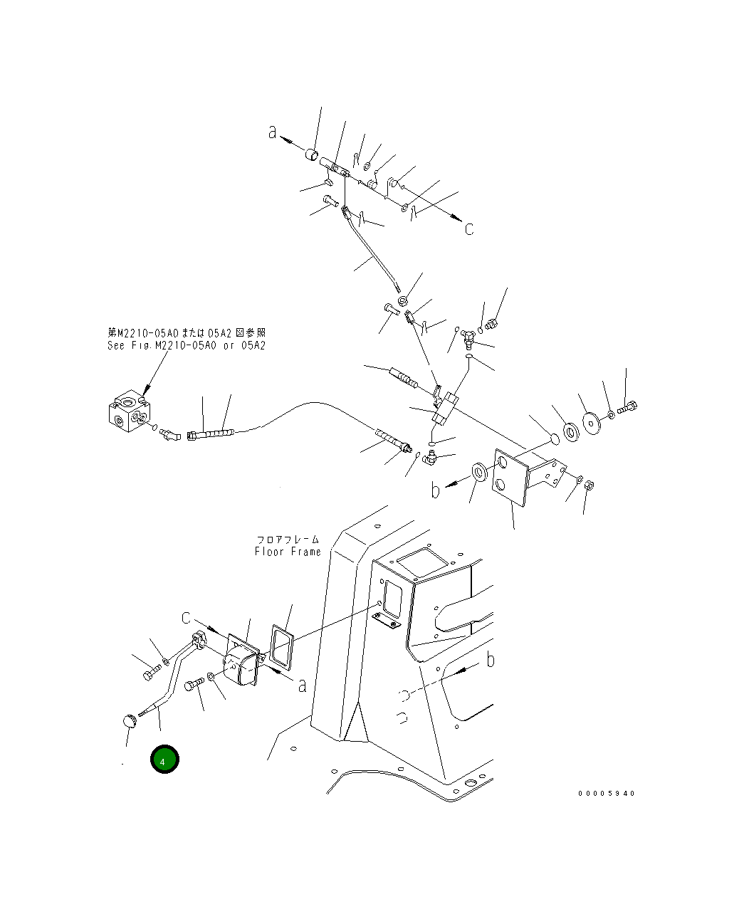 Рычаг 17A-43-15330 Komatsu