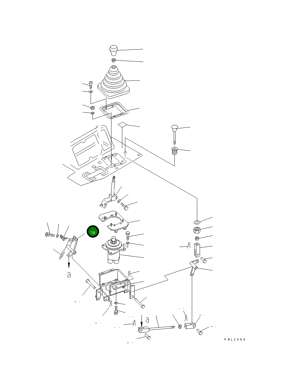 Рычаг 19M-61-14330 Komatsu