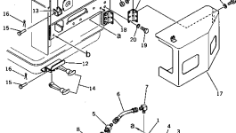 Кронштейн 569-84-41130 Komatsu