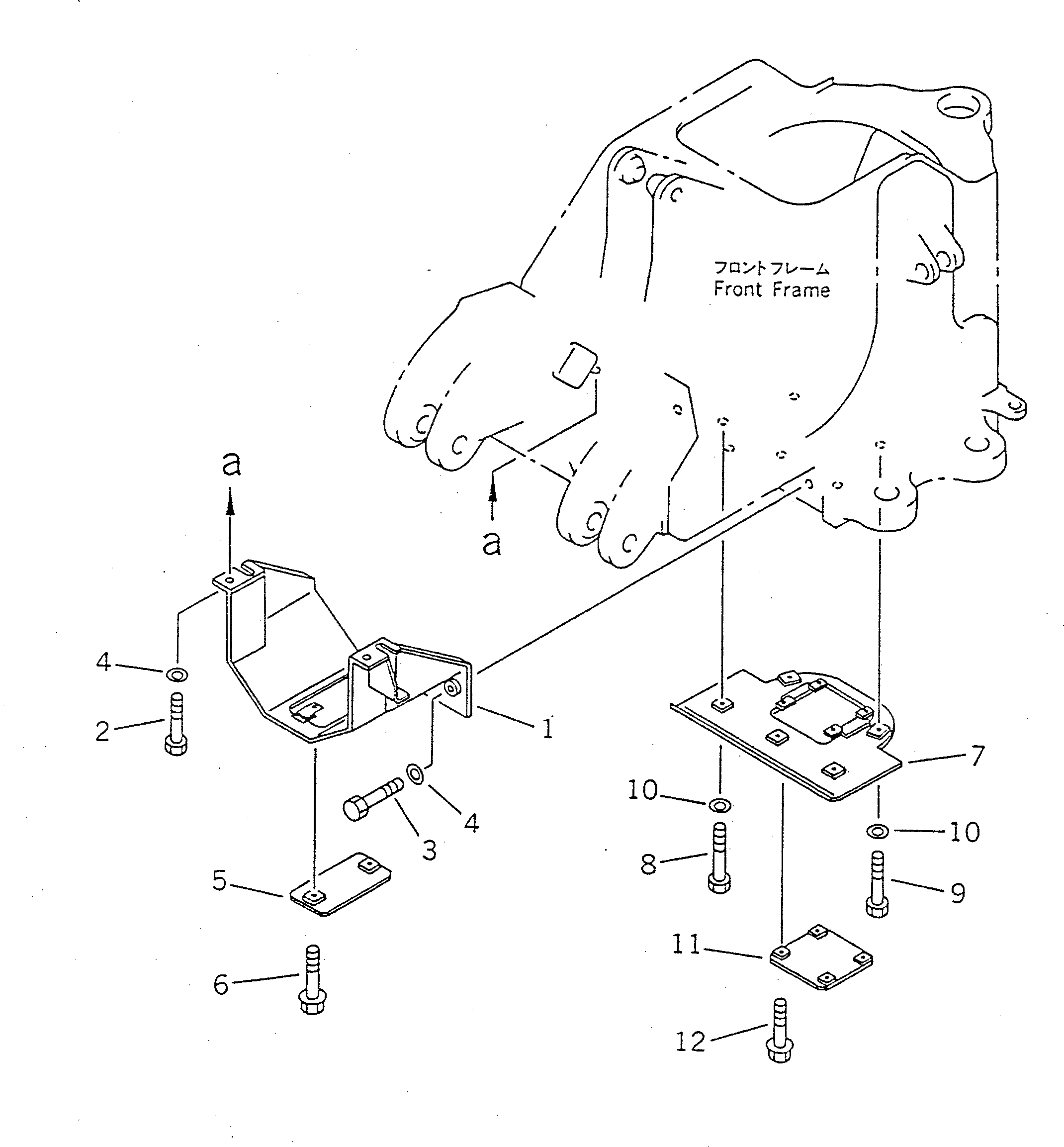 Крышка 41L-971-1280  Komatsu