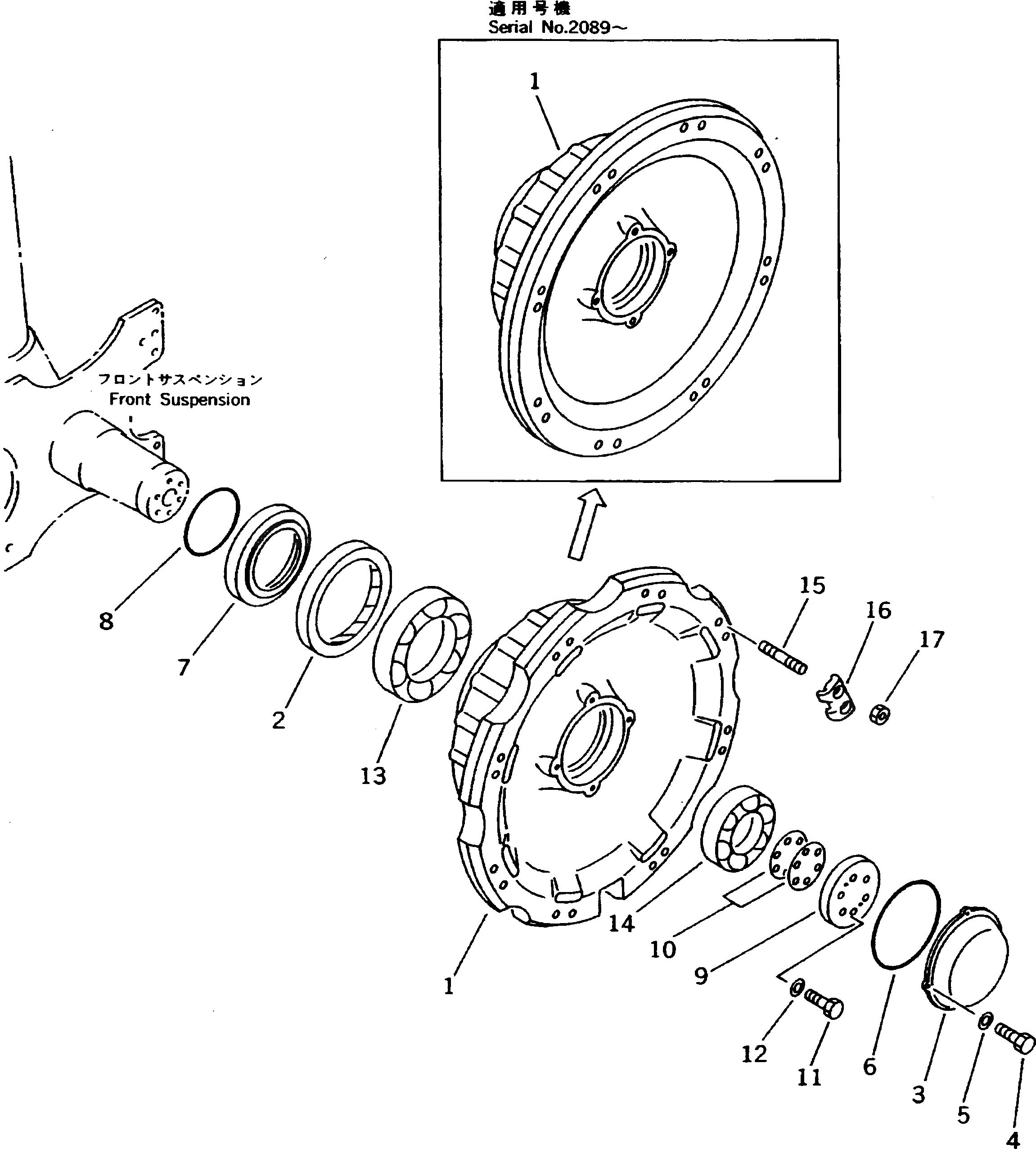Подшипник 566-22-12180 Komatsu