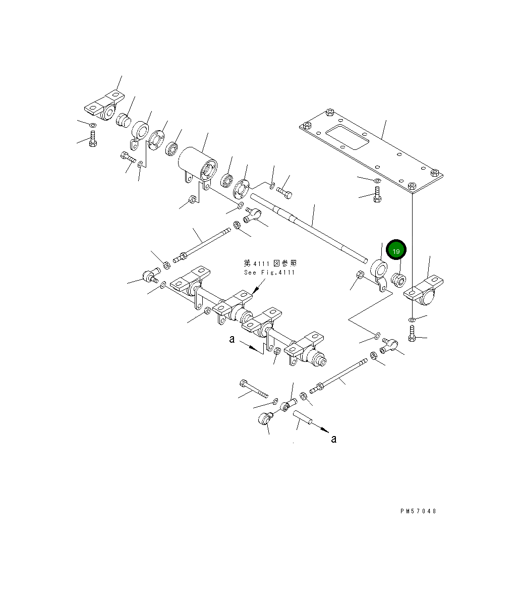 Рычаг 277-43-52530 Komatsu