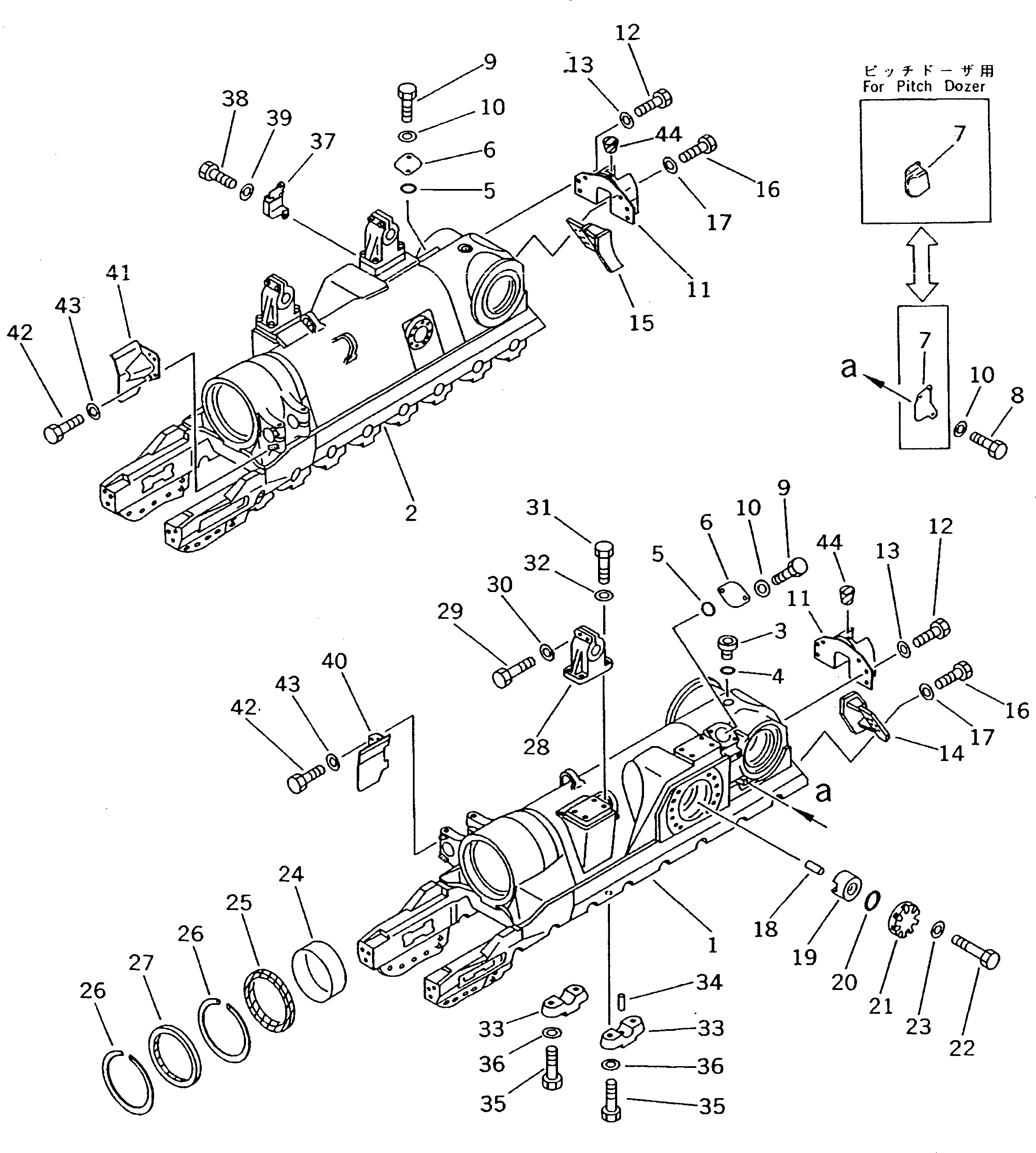 Крышка 198-30-47220  Komatsu