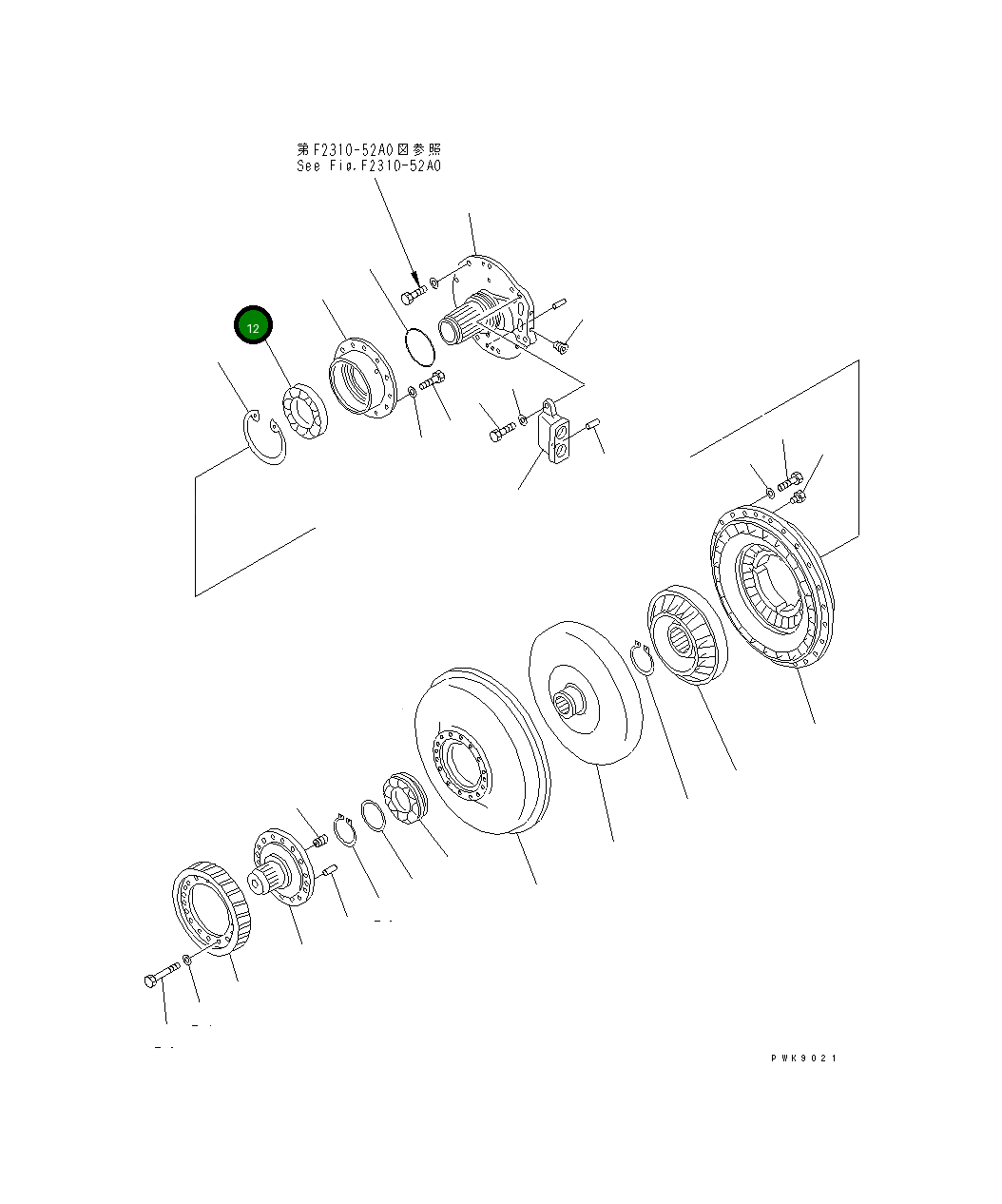 Подшипник 711-16-11560  Komatsu