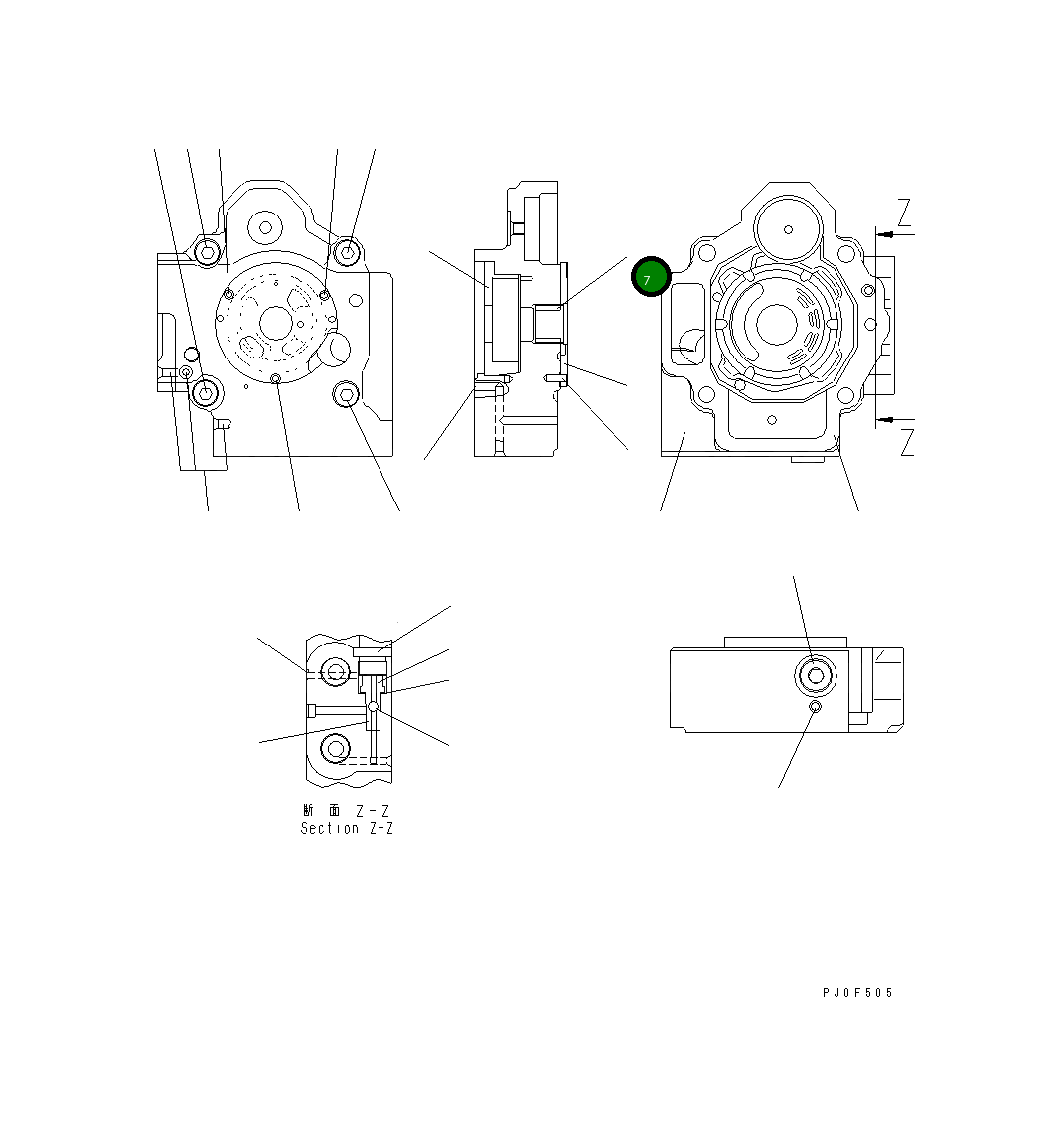 Подшипник UC1100539504 Komatsu