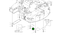Крышка 22U-54-12180 Komatsu