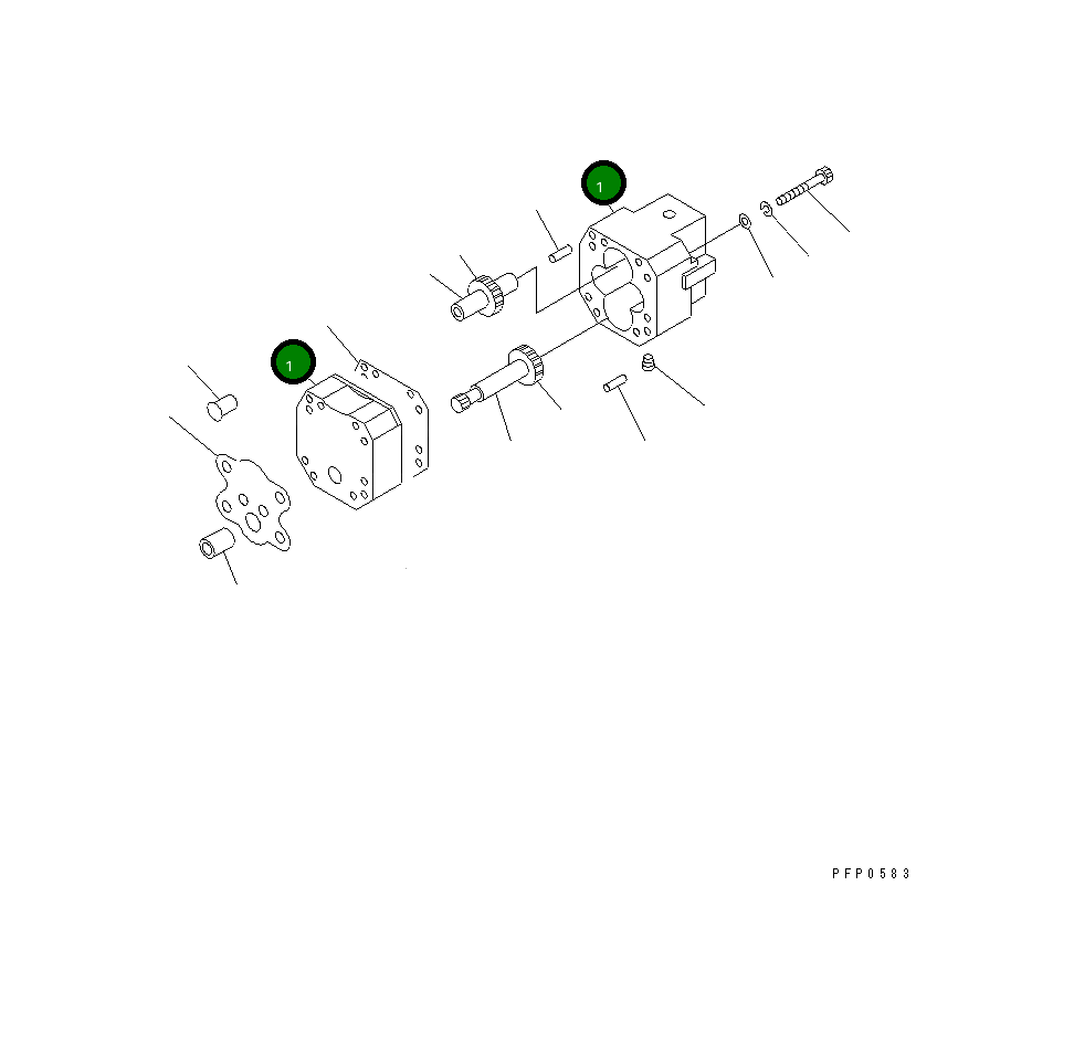 Крышка CU3033725 Komatsu