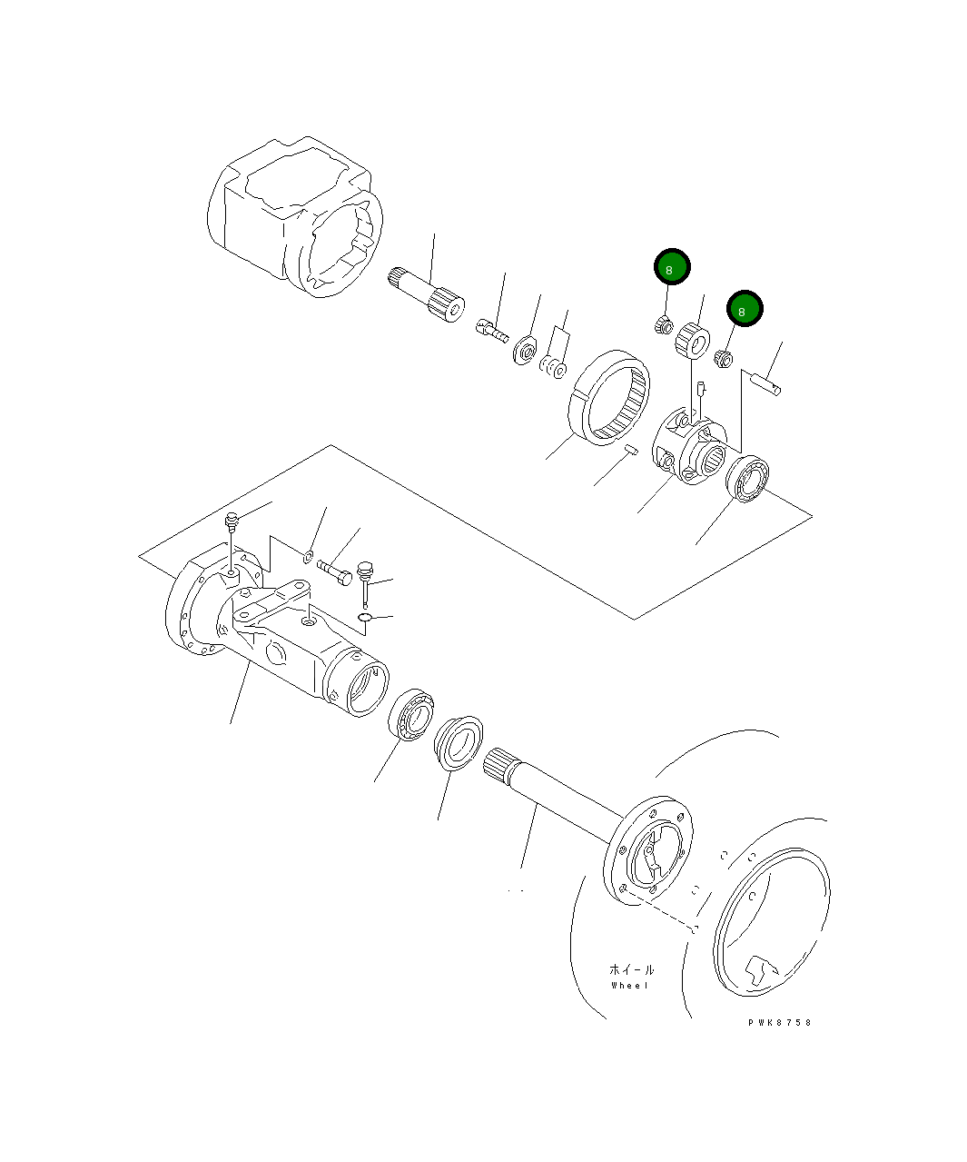 Подшипник 363-22-32810 Komatsu