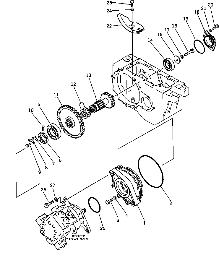 Крышка 20B-14-31320 Komatsu