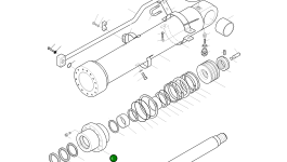 Крышка, ROD 53A295-2 Komatsu