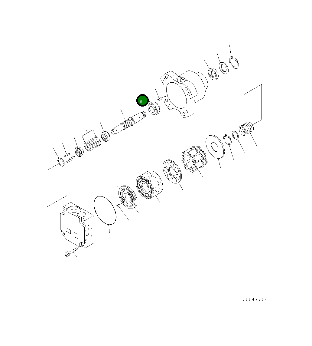 Подшипник 708-7T-12520 Komatsu