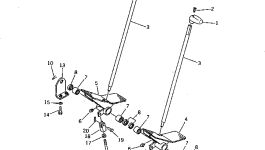 Вал 205-43-63580 Komatsu