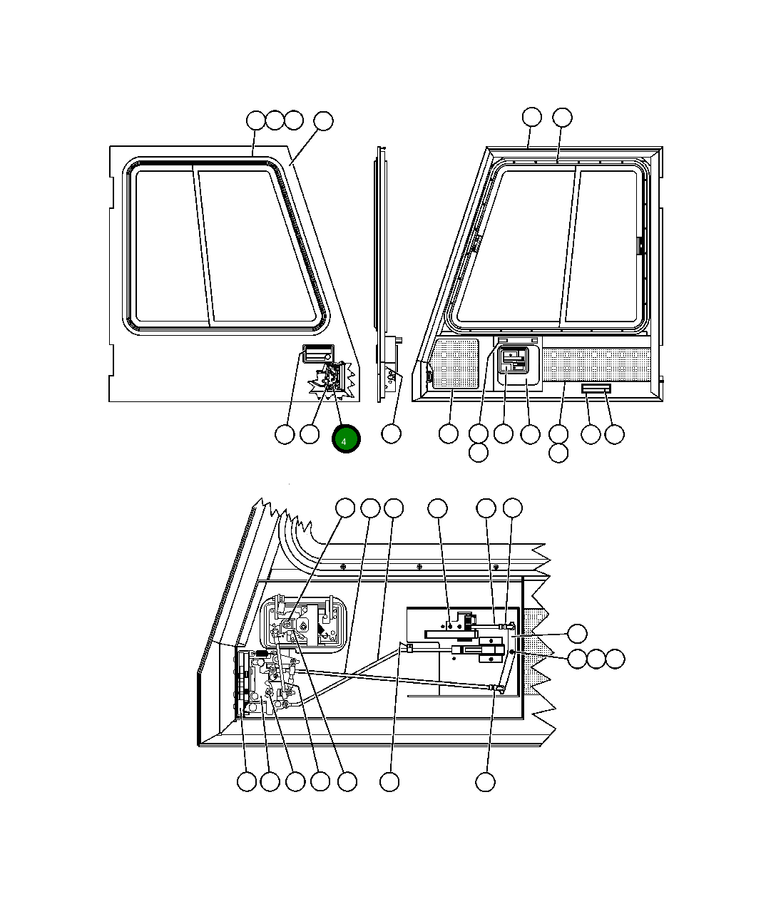 Рычаг BF4747 Komatsu