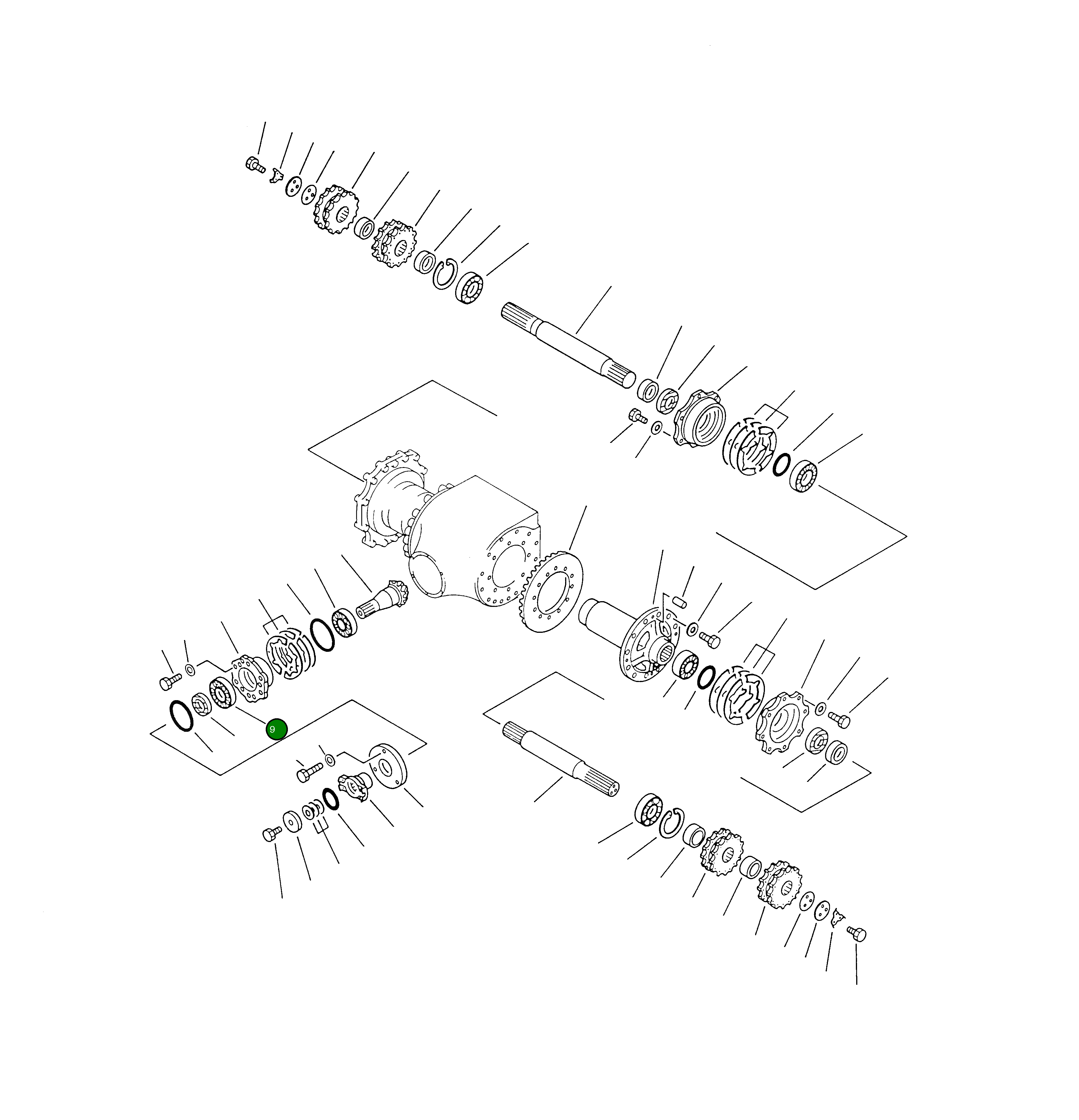 Подшипник 06003-30311 Komatsu