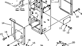 Крышка 425-54-18951  Komatsu