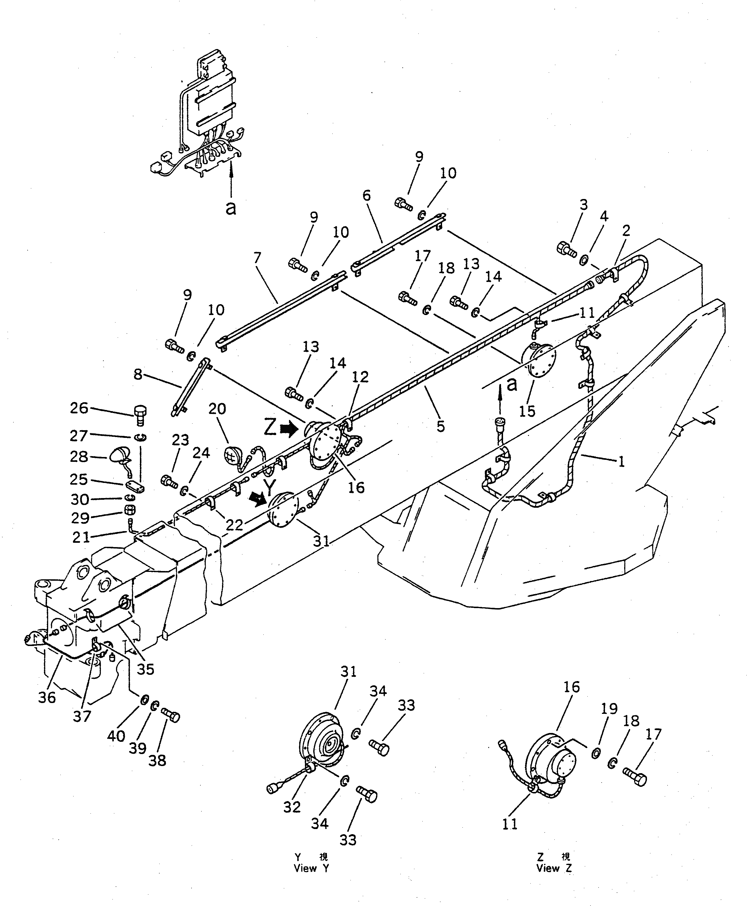 Крышка 22W-07-12130 Komatsu