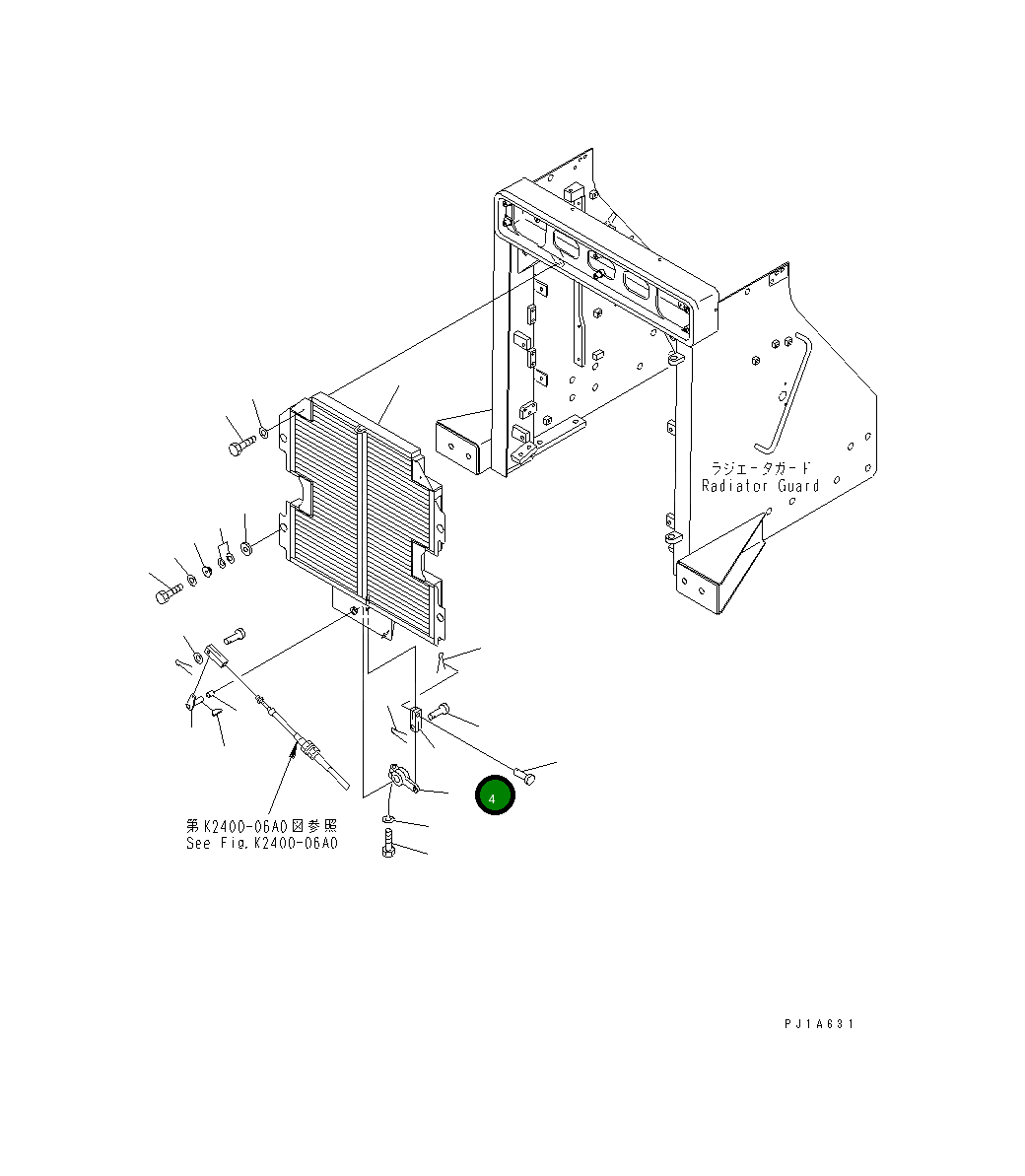 Рычаг 154-03-23171 Komatsu