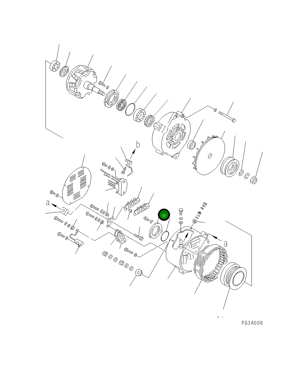Крышка SD2202-01401 Komatsu