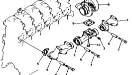 Крышка 6151-13-5611  Komatsu