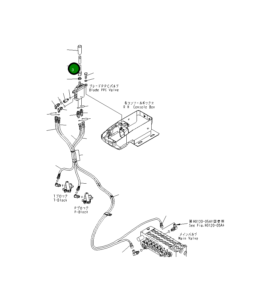 Рычаг 22J-43-26310 Komatsu