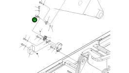 Рычаг 206-70-73520 Komatsu