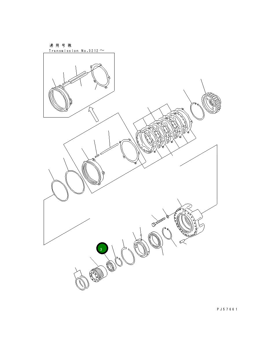 Подшипник 06000-06012 Komatsu