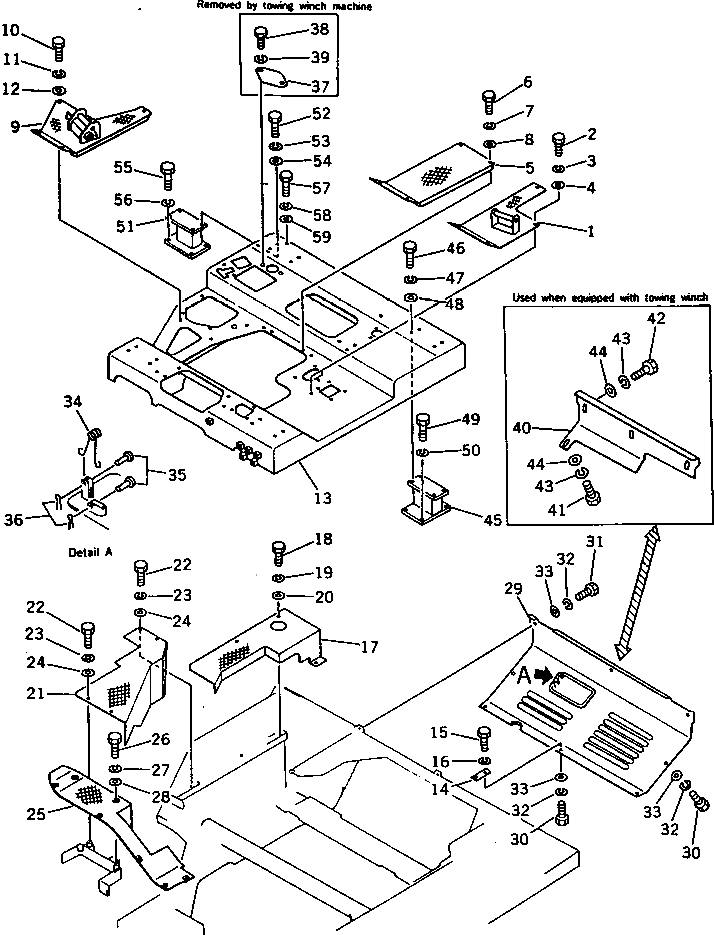 Крышка 196-54-31110 Komatsu