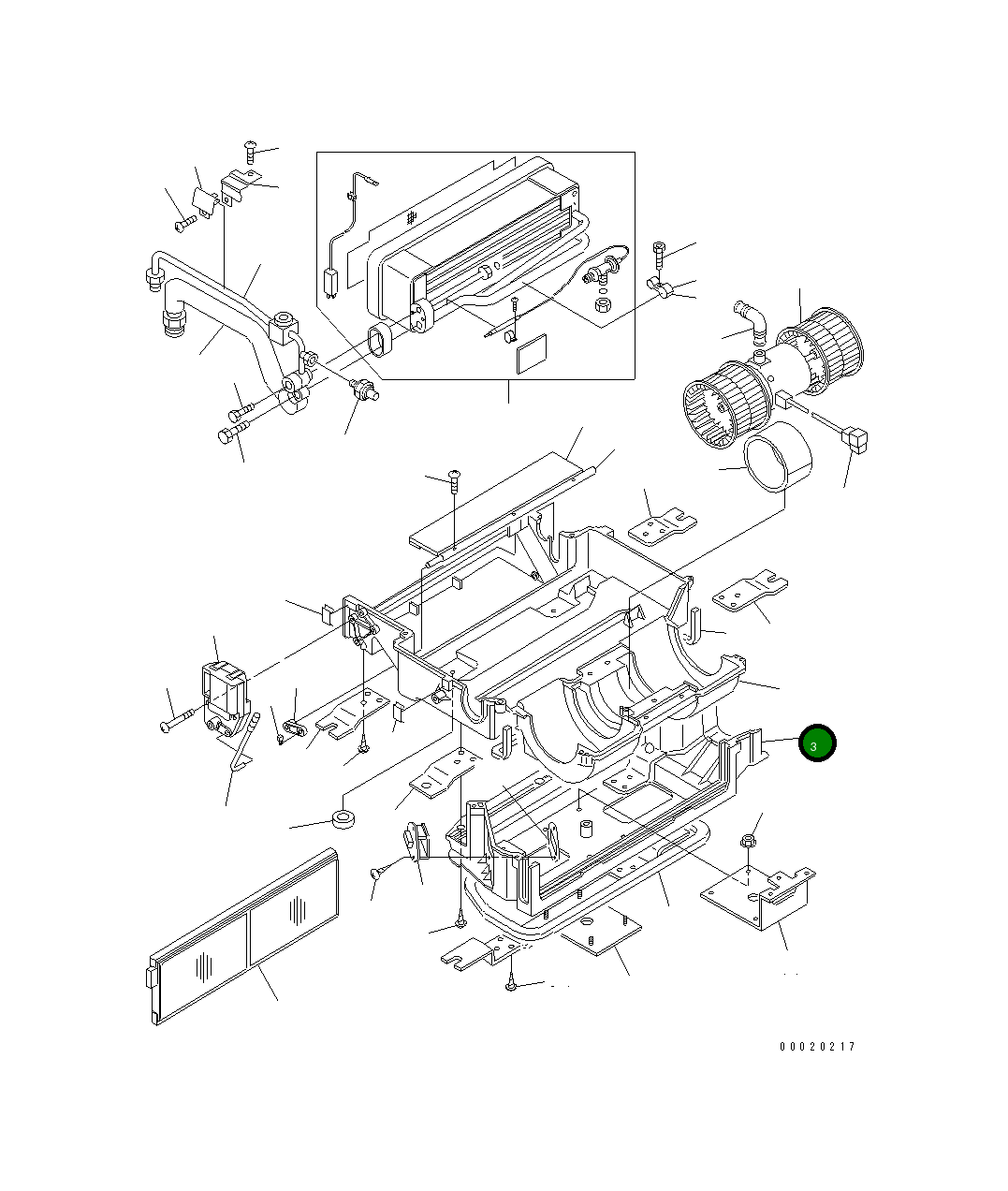 Крышка DK534461-8902 Komatsu