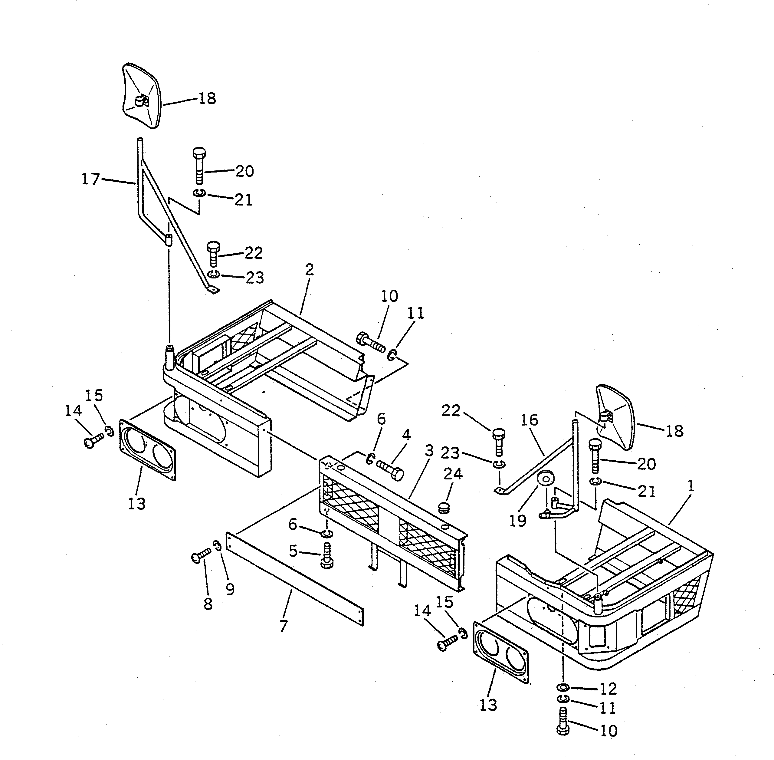 Крышка 22W-54-13410 Komatsu