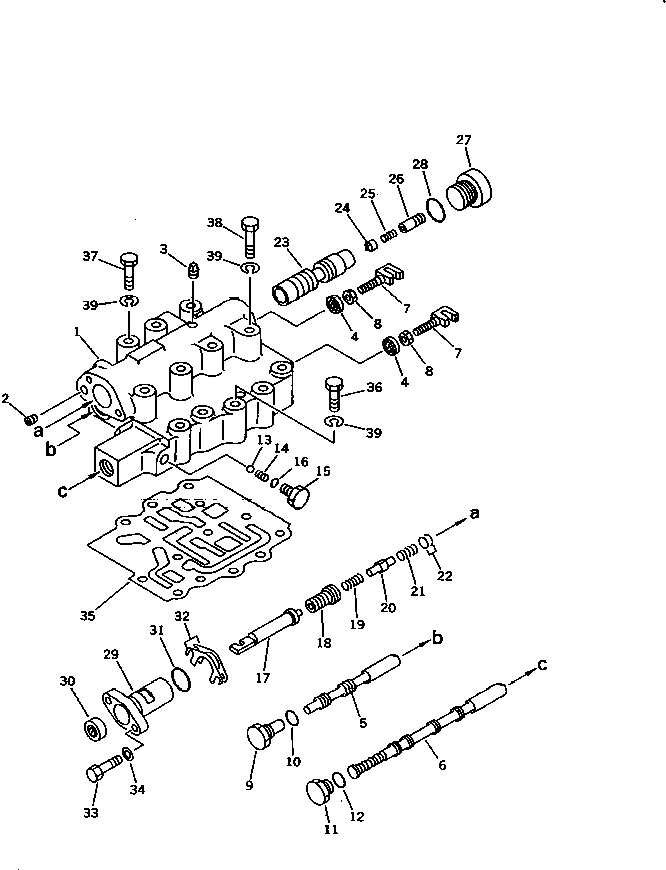 Крышка 104-15-35210 Komatsu