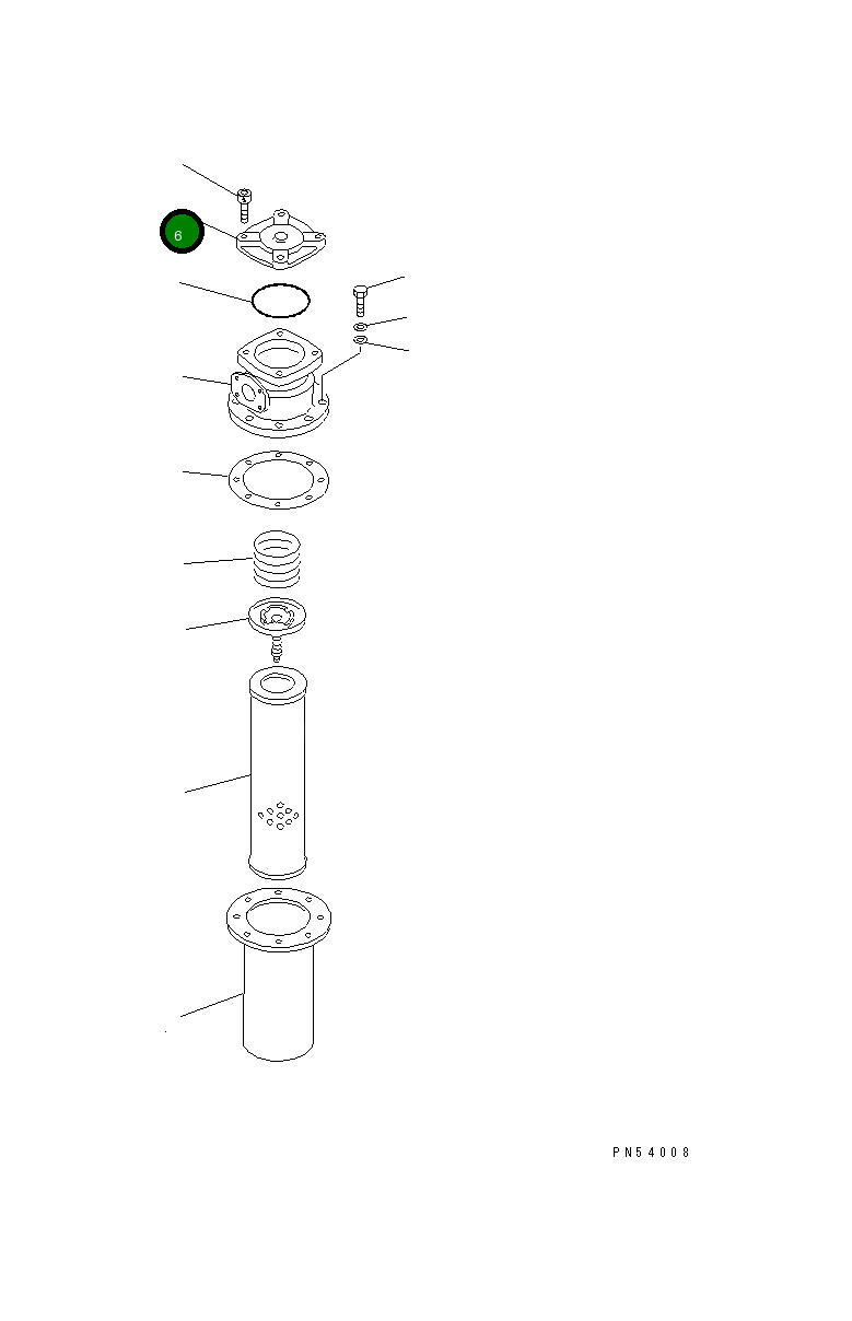 Крышка 26A-60-16520  Komatsu
