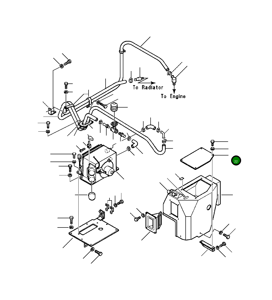 Крышка 416-942-1421  Komatsu