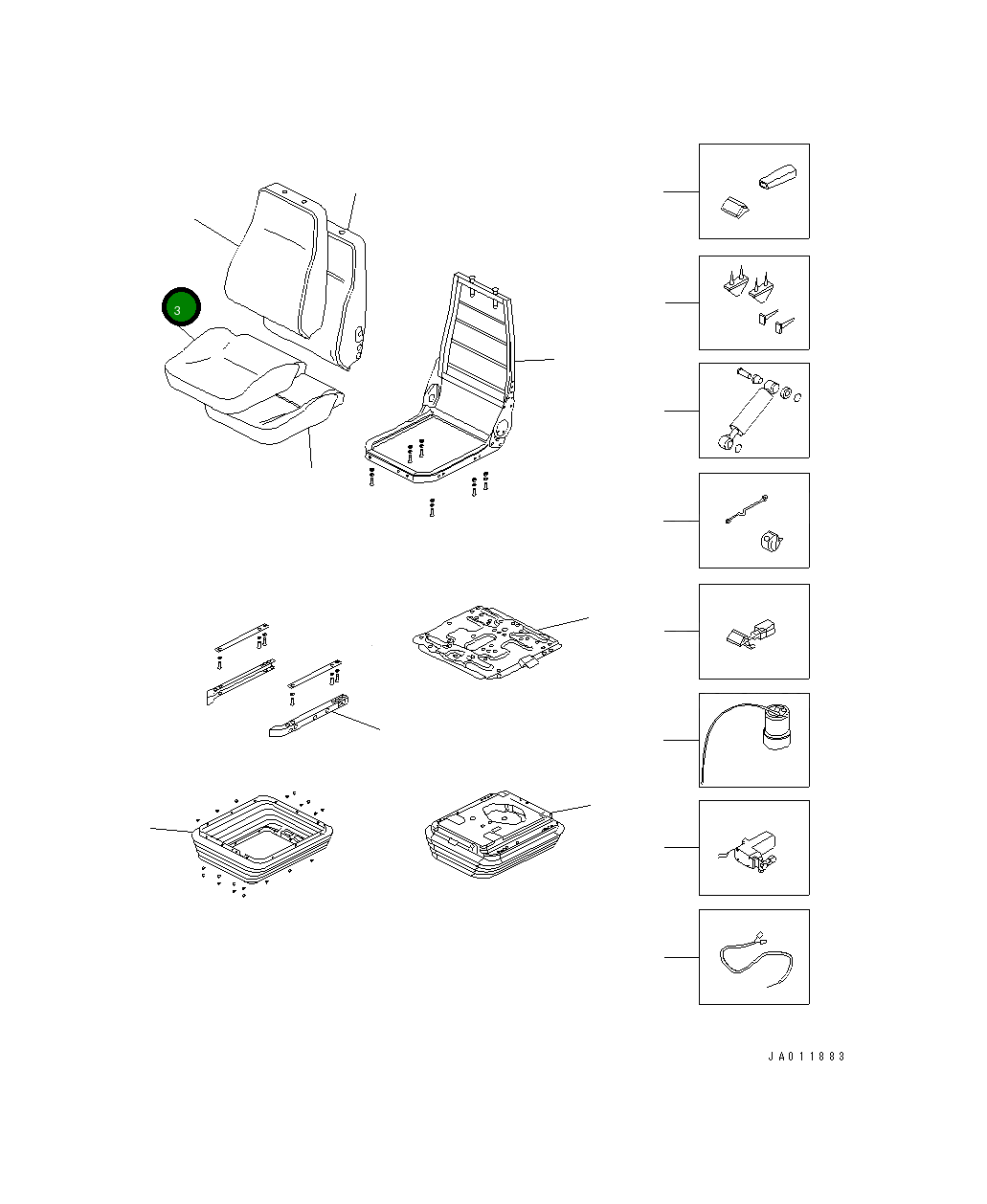 Крышка AS183706 Komatsu