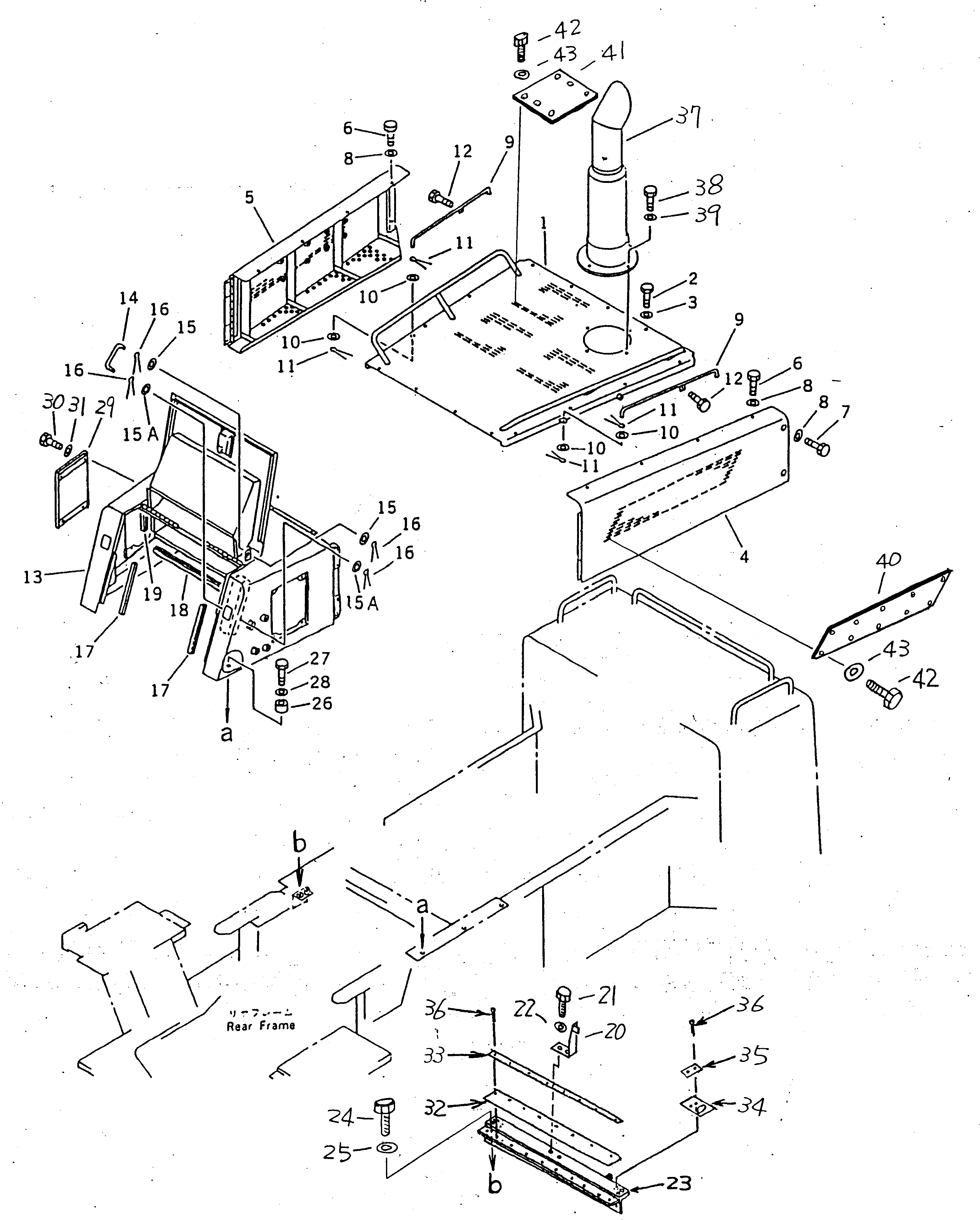 Крышка 428-54-12880 Komatsu