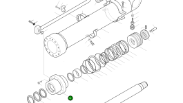 Крышка, ROD 53A295-1 Komatsu