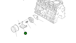 Крышка YM129240-35800 Komatsu