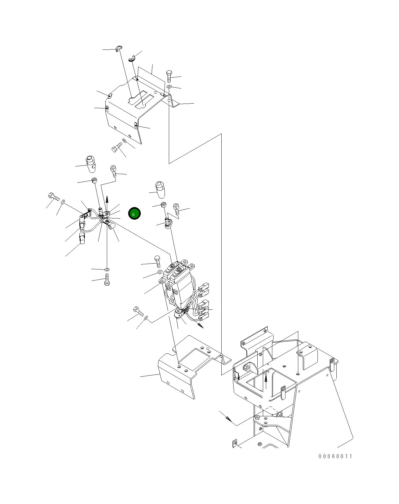 Рычаг 423-43-48880 Komatsu
