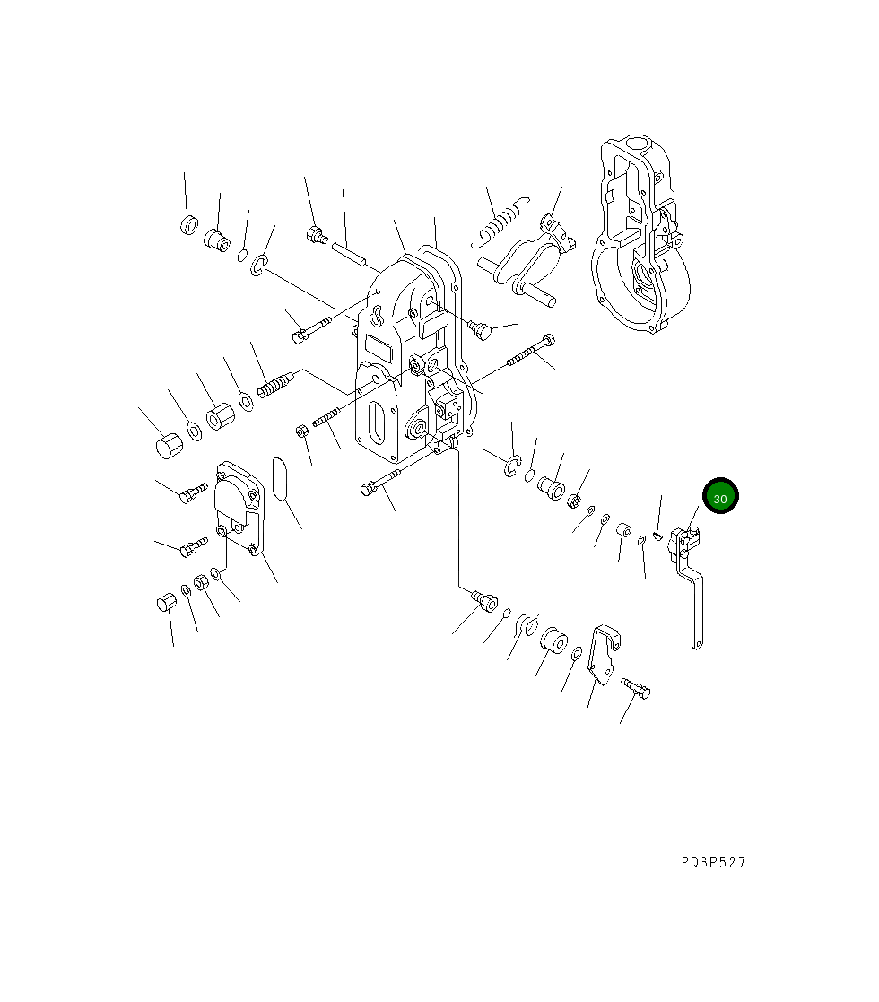 Рычаг DK154347-3520 Komatsu