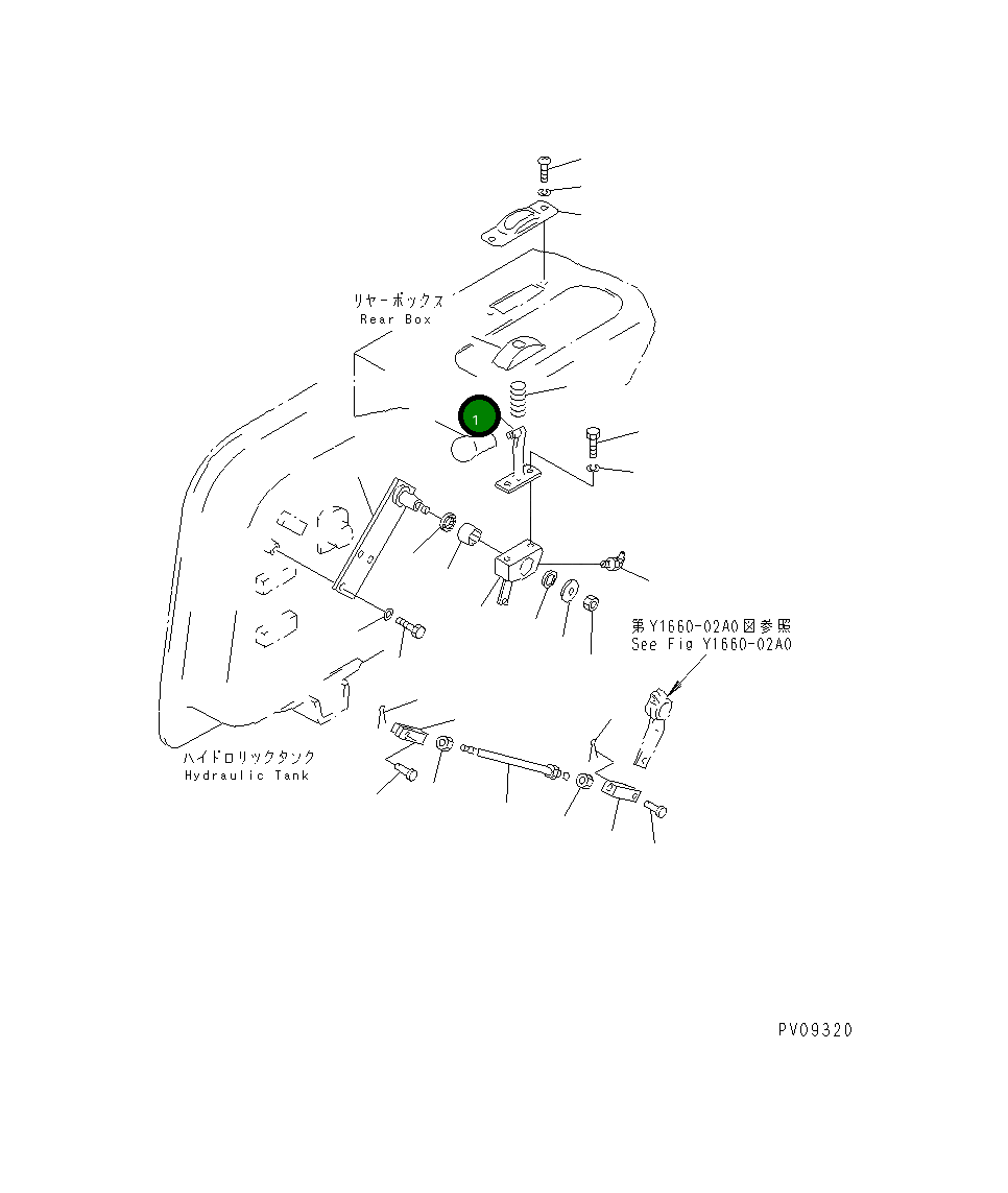 Рычаг 134-43-32111 Komatsu
