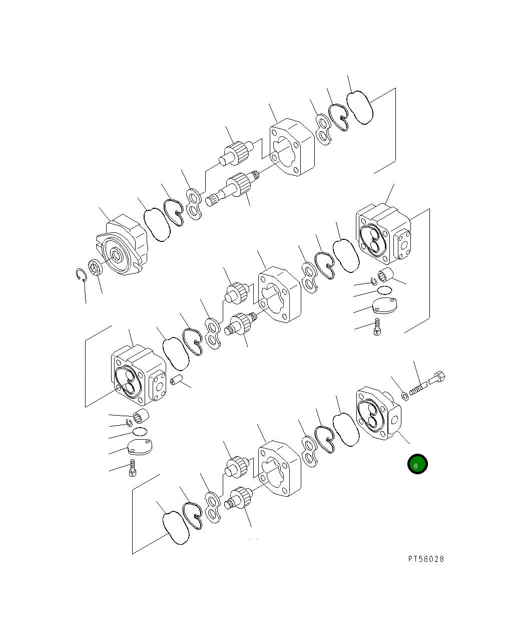 Крышка KB20132-20650 Komatsu