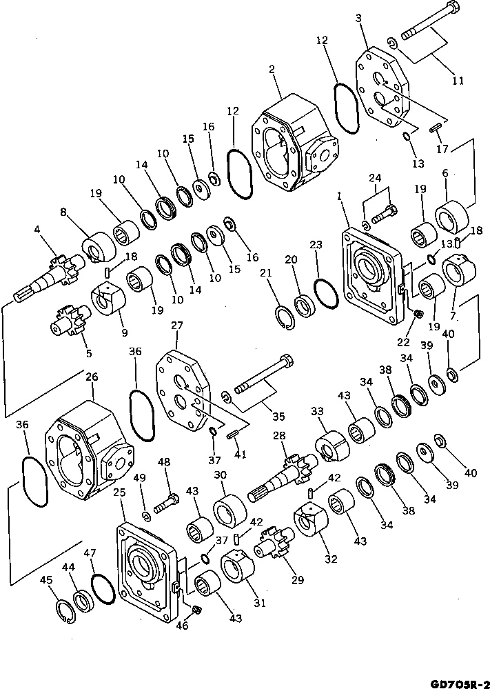Крышка 07428-66031 Komatsu