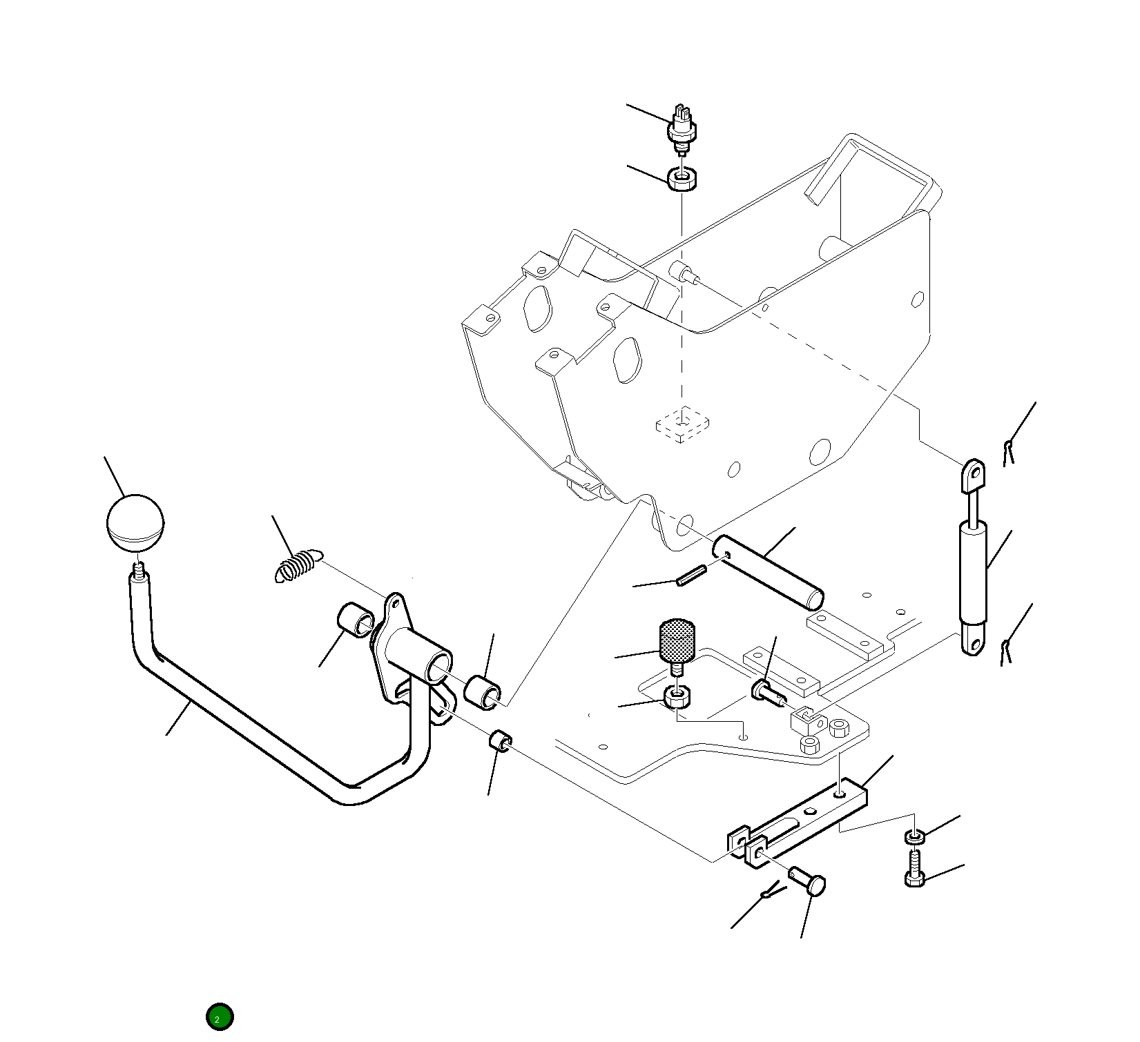 Рычаг 21D-43-11230 Komatsu