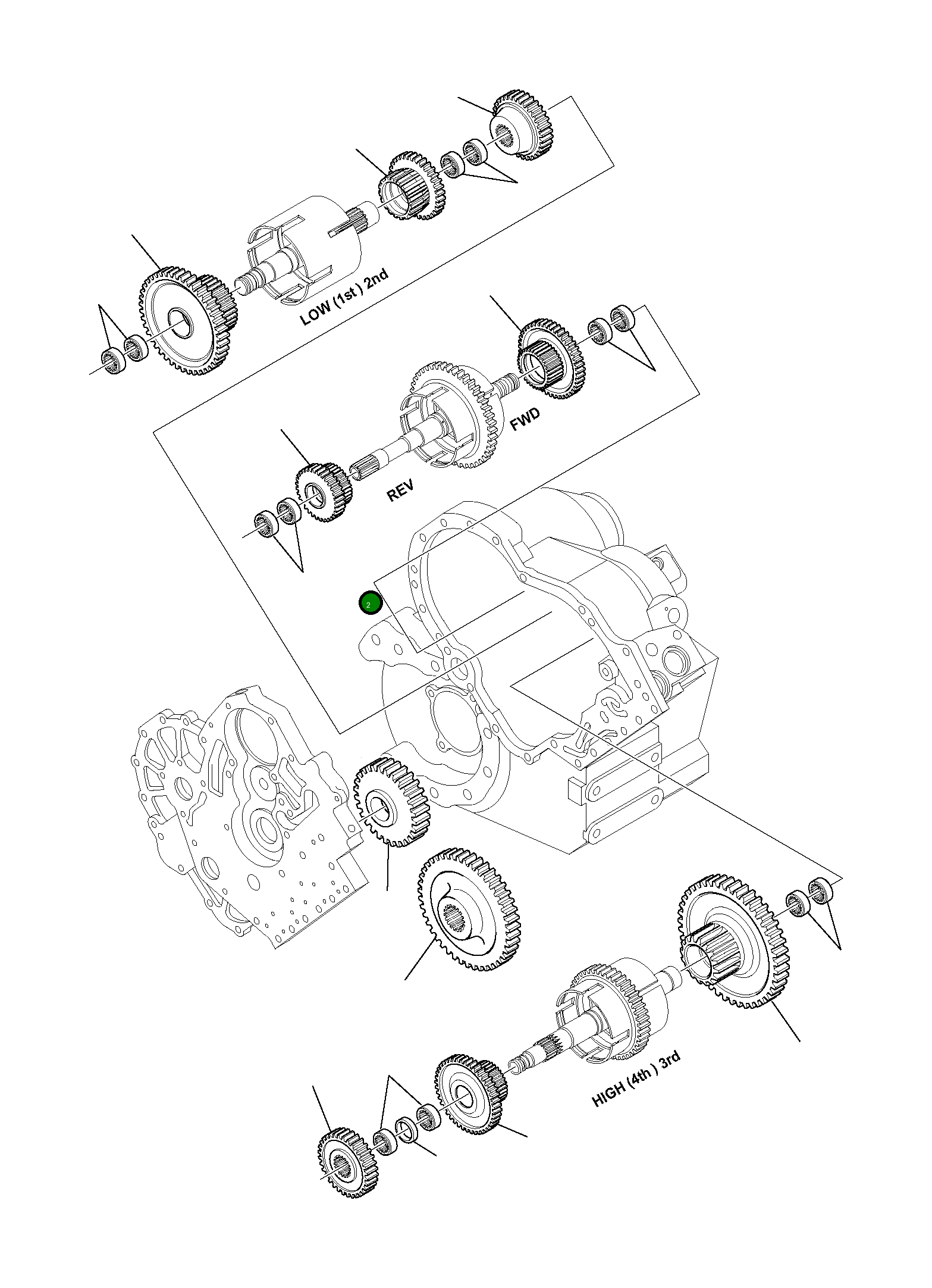 Подшипник CK0245261 Komatsu