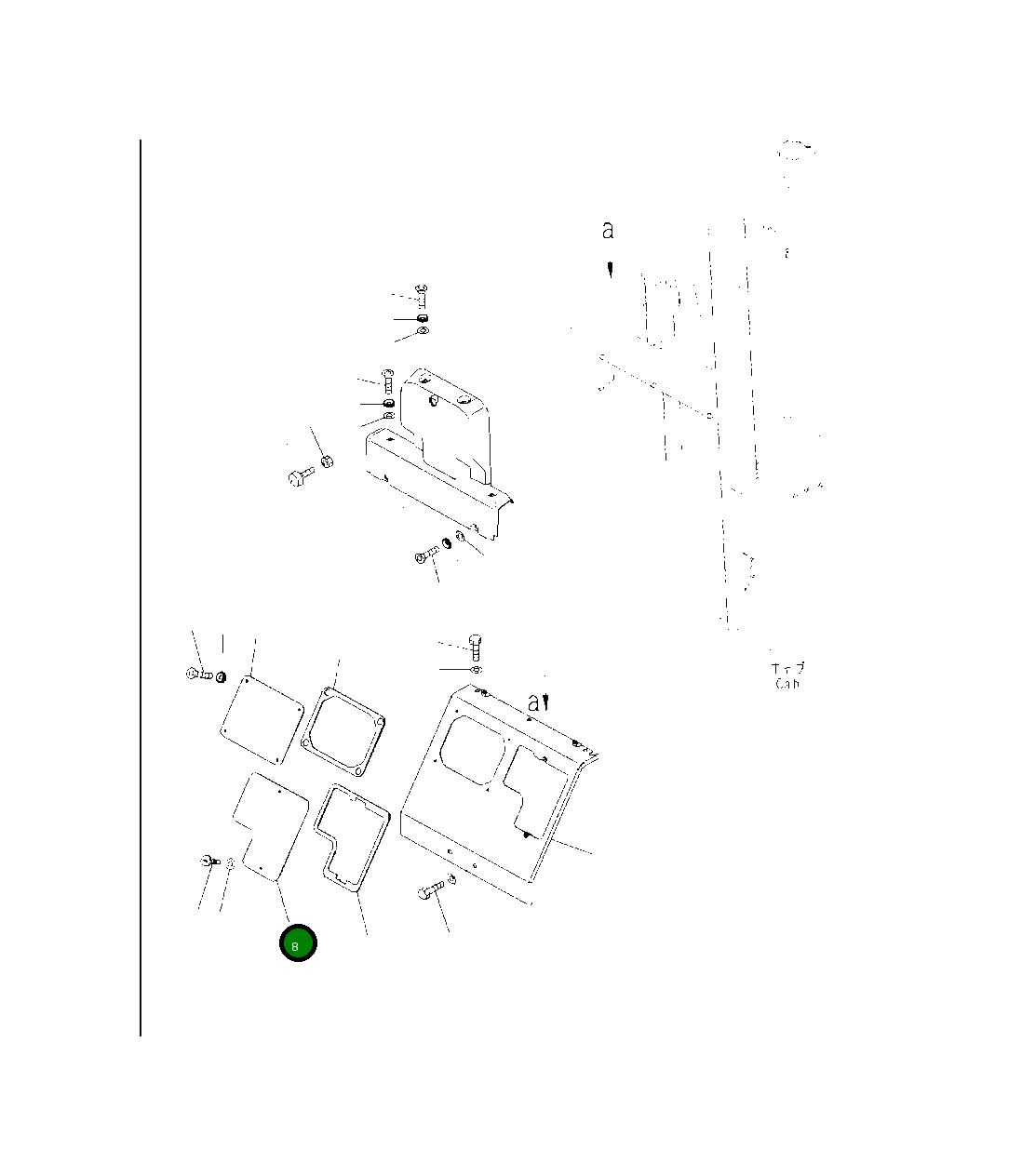 Крышка 421-54-65140  Komatsu