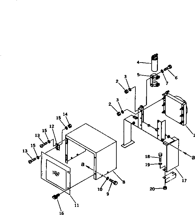 Крышка 277-809-1190 Komatsu