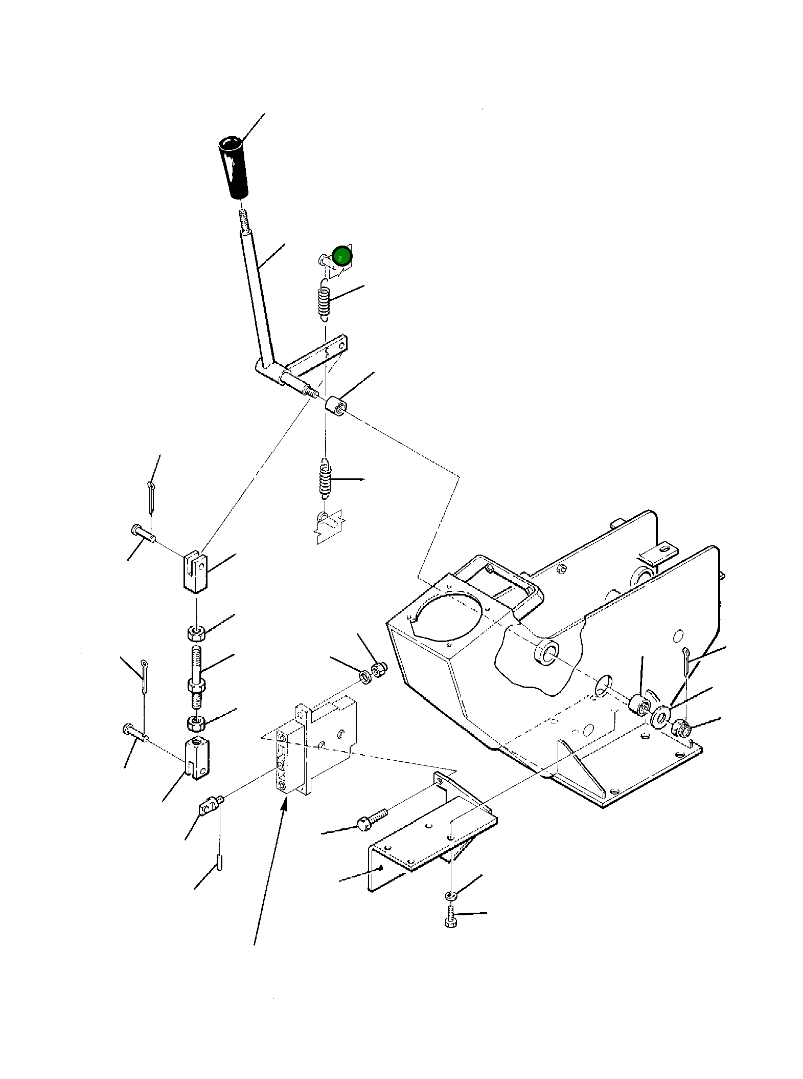 Рычаг 21D-43-11170 Komatsu